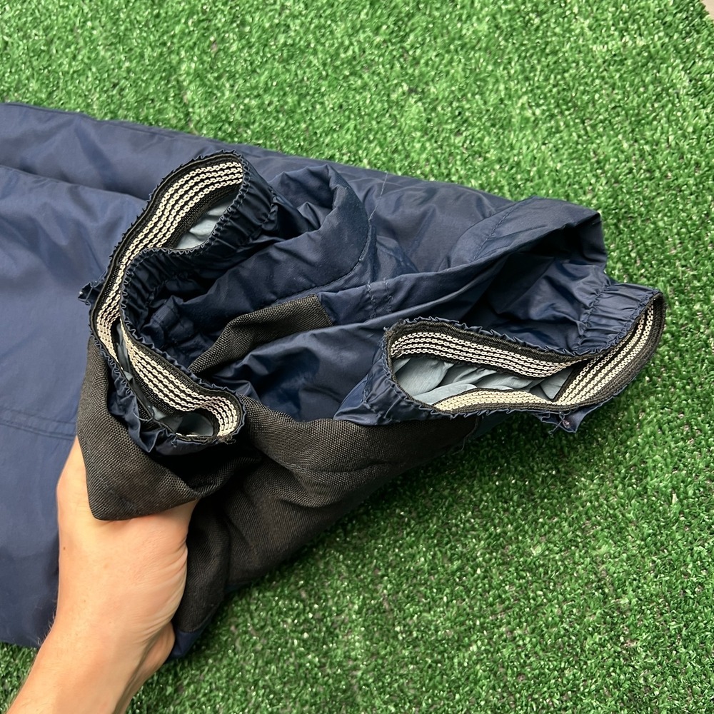 Vintage Columbia Women's Ski Snowboard‎ Snow Pants Baggy Medium Navy Belted Y2K - Picture 10 of 11